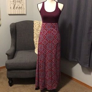 Full length maxi with crossed back